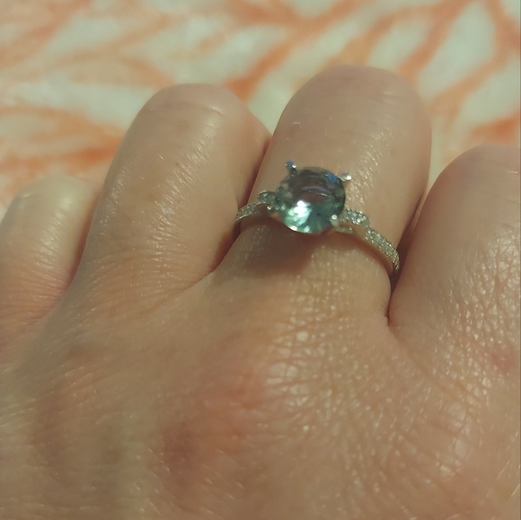 NWT Blue Topaz Ring Size 10 - Picture 2 of 7